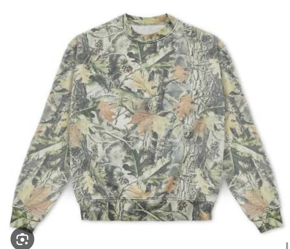 Mama Arched HW Sequin crew neck