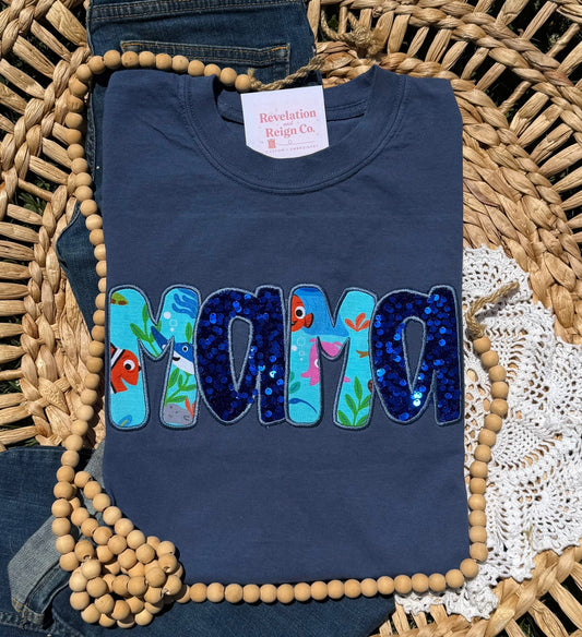 Bubble letter t shirt