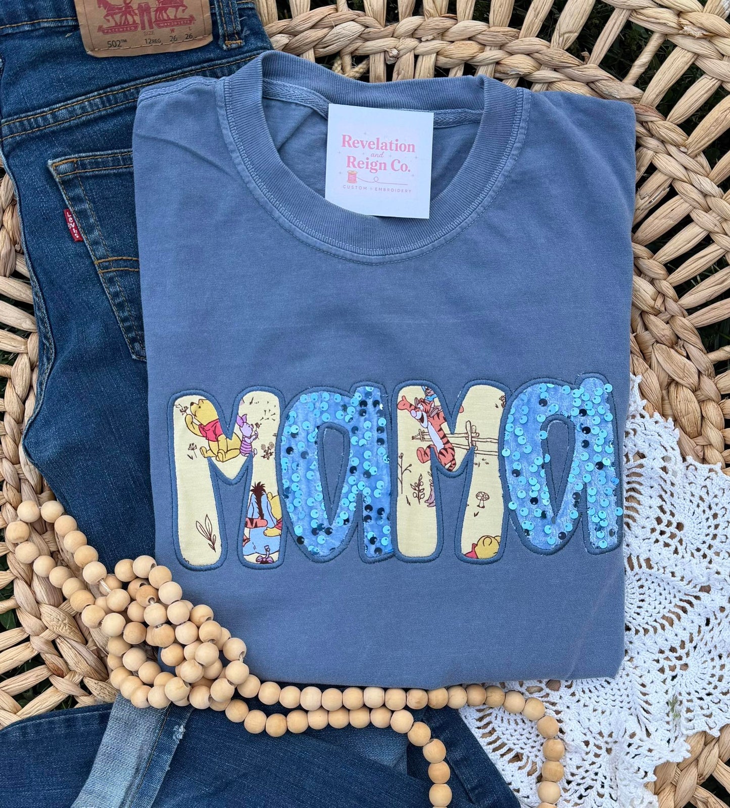 Bubble letter t shirt