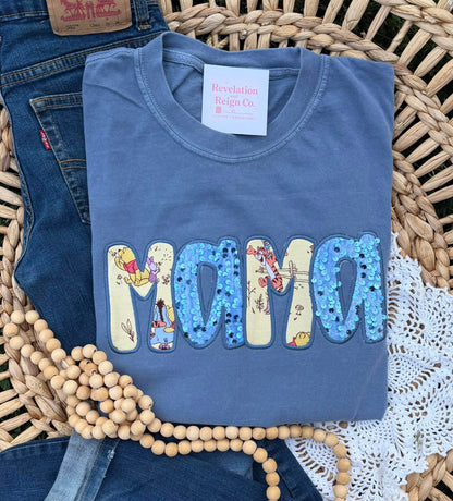 Bubble letter t shirt