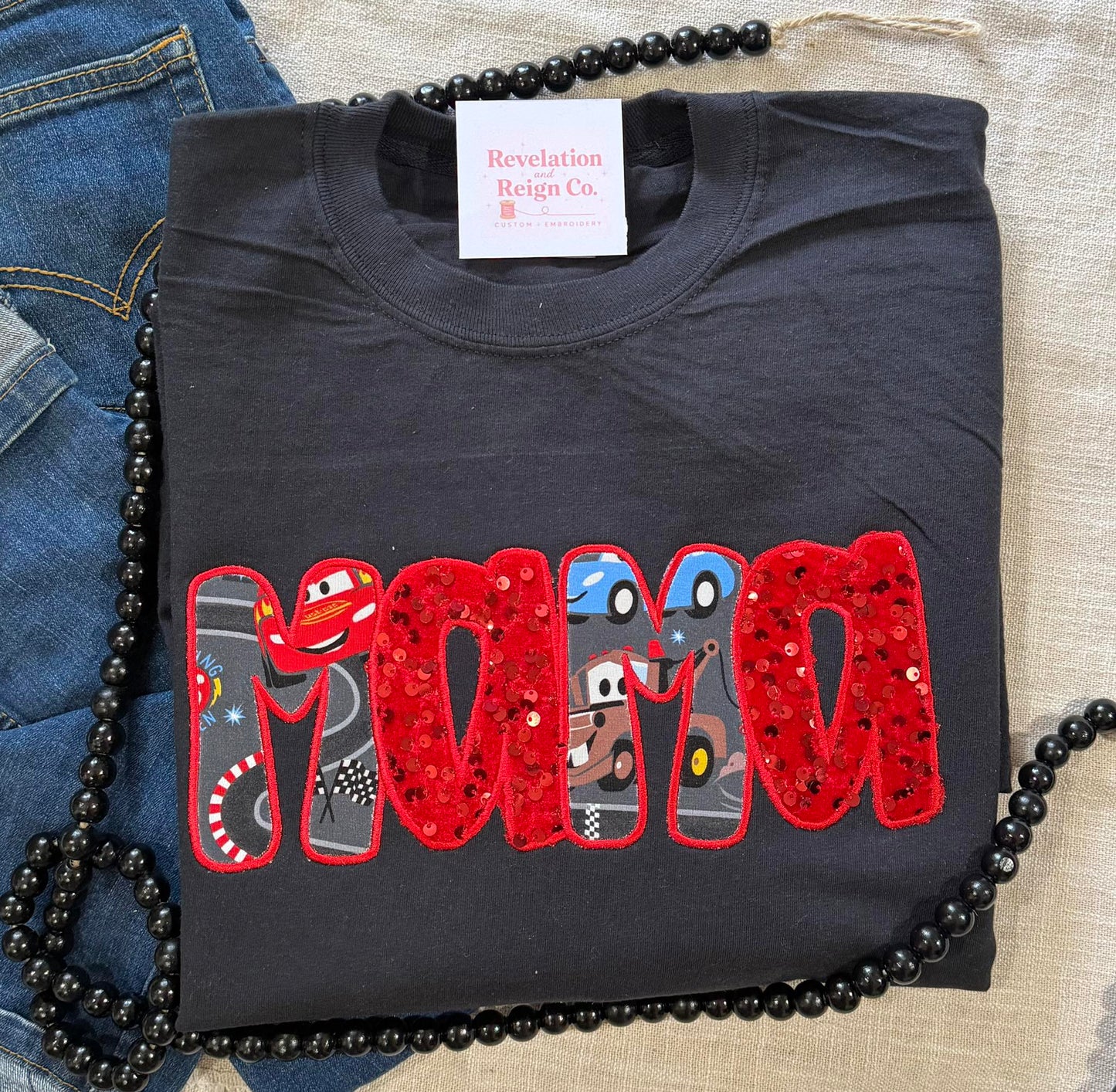 Bubble letter t shirt