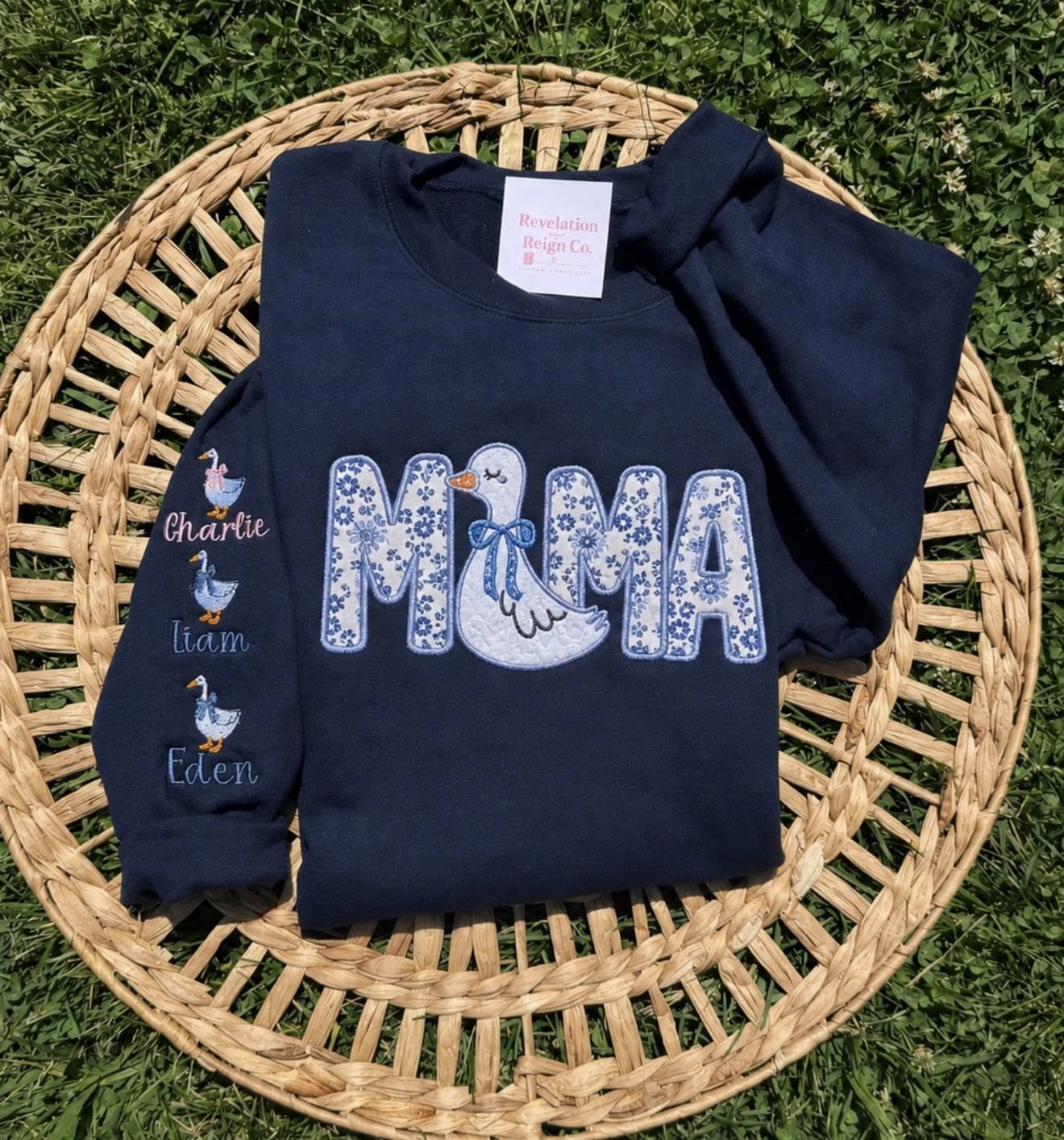 Mama With Goose Crew