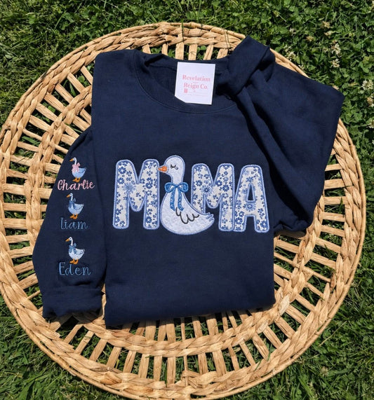 Mama With Goose Crew