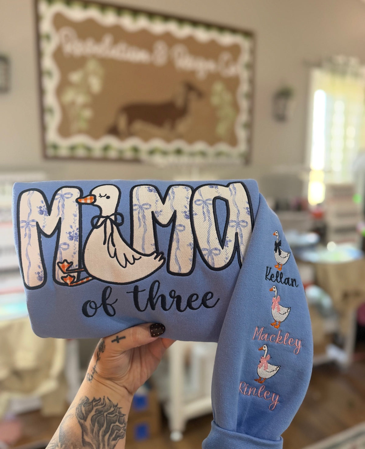 Mama Goose with Writing