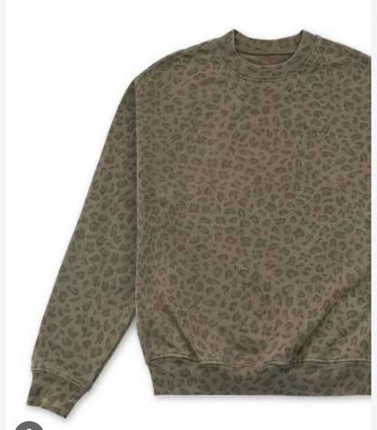 Mama Arched HW Sequin crew neck