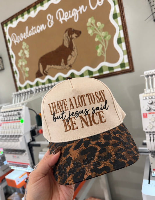 Jesus Said Be Nice