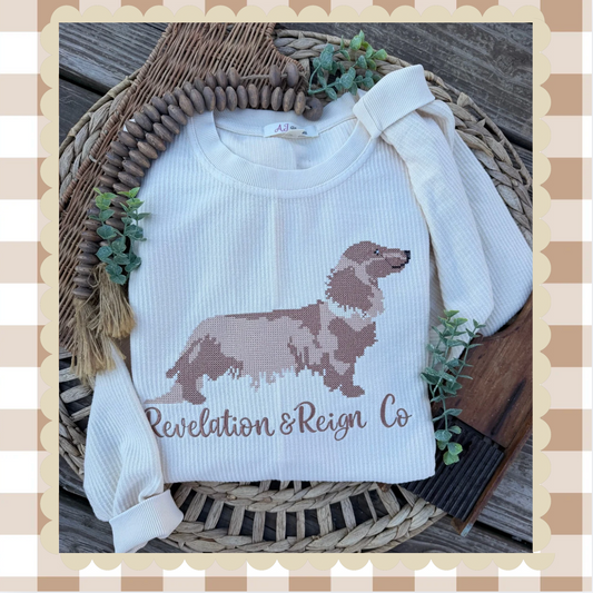 Cross-Stitch Dashhound