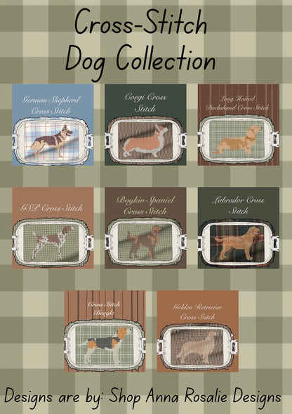 Cross-Stitch Dog Test Stitch